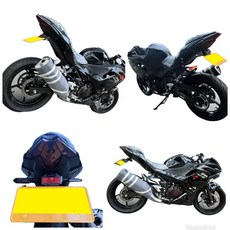 小梁部品 鬍鬚牌 車牌架 忍500 z500 KAWASAKI 忍者 500 NINJA 川崎 永久保固 台灣製造, 1個