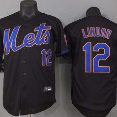 메츠 린도어 블랙 야구 셔츠 반팔 가디건