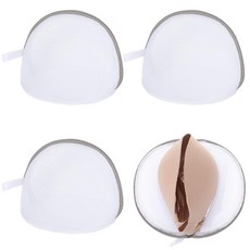 DOPENSPI 브라 세탁 가방 4개 지퍼 워시 백이 있는 메시 브라 워시 백 브래지어용 세탁 백 란제리 브라 여성용 워시 프로텍터, DOPENSPI 브라 세탁 가방 4개, 지퍼 워시 백이