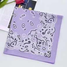 이든테라스 22칼라 페이즐리 반다나 국산 면 스카프 등산 캠핑 단체 손수건