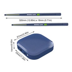 스마트 가상 에어 드럼 키트 전자 무선 휴대용 드럼스틱 페달 악기, 1개, 기본