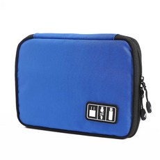 USB 메모리 수납함 파우치 케이블 보관 키트 가방, 타로 식탁보 보라색, 1개