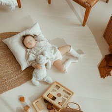 리포소홈 롤매트 층간소음 아기 매트 pvc 셀프시공 17mm, 아이보리