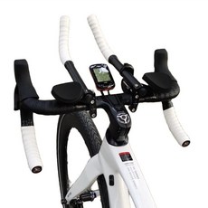 可開發票公路車改TT休息把兼容多數把手一體把異型把圓把通用休息把手TT把登山車公路車公路車休息把, 白色把帶扁把通用, 1個