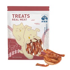 艾爾發寵物 Fudohouse飼糧倉 寵物零食 低脂雞肉肉乾肉條 犬貓皆宜原肉零食 無添加安心美味, 1個, 豬耳朵絲 40g