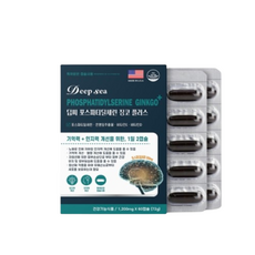 포스트파티딜세린 집중력 뇌 약2달분 영양제 포코어세린 포스파디딜세린, 1박스, 60회분