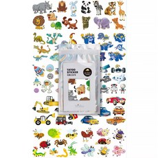 니즈엘 KC인증 어린이 타투스티커 (10장세트) 캐릭터 판박이, 1개, 09 남아I세트