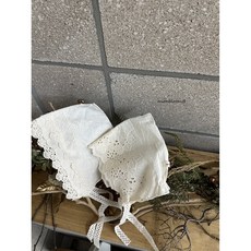 코튼 레이스 보넷 여름 여아 아기 3개월 6개월 돌 두돌 신생아 러블리 면모자