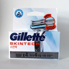 질레트 스킨텍면도날 4개입 (독일산 정품 민감성피부용), 1개