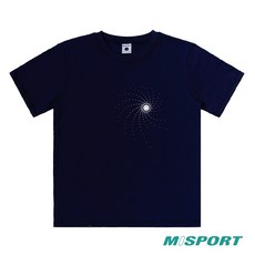 MISPORT運動迷 立體機能棉T-羽球的華麗旋轉 臺灣製造專利設計, 海軍藍,2XL, 1個