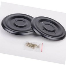 도어용 우유투입구 커버 원형 블랙 구멍 신문 덮개, 1개