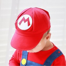 Augelute 造型服搭配配件 角色扮演派對必備, 1個, M字紅色造型帽,70cm, 紅色