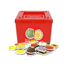 자석교구 자석놀이 미노 프렌즈/과일, 1개