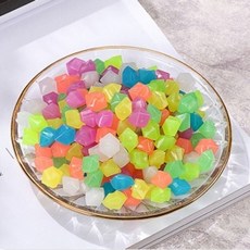 샤이닝다각형조약돌야광자갈450p세트(컬러믹스), 본상품, 1개