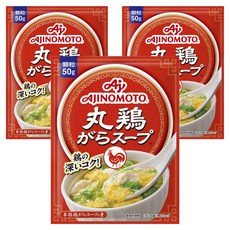 아지노모토 마루토리가라 스프 과립형, 3개, 50g