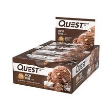QUEST NUTRITION 能量高蛋白棒 12入組, Rocky Road, 1組