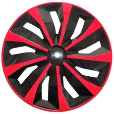 16인치 레이휠커버 카라반휠커버 카라반휠캡 휠덮개 실버블랙 호환 포터2 업그레이드, F 16인치 1022 레드 + 블랙
