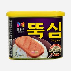 목우촌 주부9단 뚝심 햄통조림, 340g, 1개