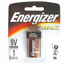 건전지 9V 알카라인 1개 충전지 원형 배터리 전원 소형 전자기기 캠핑 장비 야외 활동, 본상품