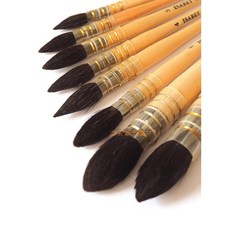 ISABEY 伊莎貝 6234 純松鼠毛古典刷筆 (4-12號 7支), 伊莎貝純松鼠毛古典刷筆6234＃4