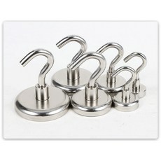 네오디움 초강력 자석후크 고리자석 후크자석 7종 E10~E32, 7개, E12 (최대 2kg)