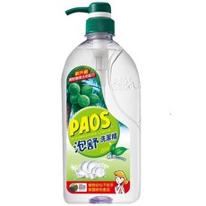 PAOS 泡舒洗潔精 植物安心 澱粉酵素配方, 1個, 1L