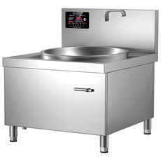 대형 전기 솥 대용량 뷔페 식당 가열 죽 상업용 스프 가마솥, 1W, 60cm-220V 6kW 가마솥