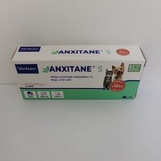 PePe 法國維克virbac Anxitane S 安麗寧S 30錠 犬貓專用 適口性極佳, Anxiety Relief, 30, 1個