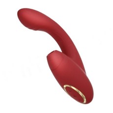 Duo小母狗 電動筋膜槍(吸吮 震動 加溫), 紅, Duo 震動吸吮筋膜槍