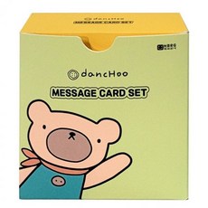 단추 메세지 카드 세트 (24개입) (Araium)