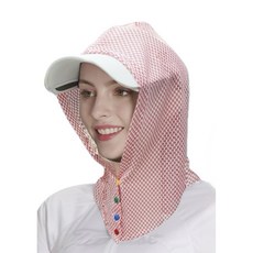 페라 [무료배송]통풍메쉬 후드 뒷목가리개, 핑크