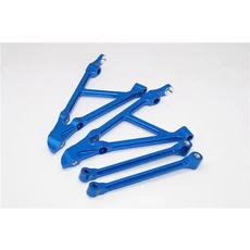 GPM 알루미늄 합금 후면 완충기 지지대 시트 # BJ030 1:5 HPI BAJA 5B SS 용, 01 파란