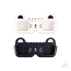 제임스마켓트렌드 부착식 안경거치대 차량용, 블랙