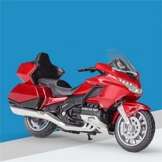 11448193 다이캐스트 모델 모형 수집품 바이크 컬렉터 컴퓨터 데스크톱 오너먼트 1 18에 적합한 혼다 골드윙 2020 오토바이 미니어처 컬렉션 Red, 레드/XL