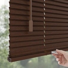 늘다온 무타공 블라인드 알루미늄 손잡이로 내리는 조절 당김 막대 스틱 커튼