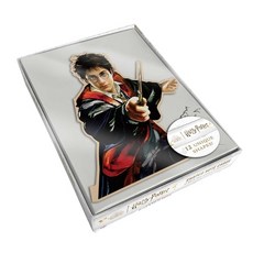 (영문도서) Harry Potter Boxed Die-Cut Note Cards Hardcover, Insights, English, 9781647226909