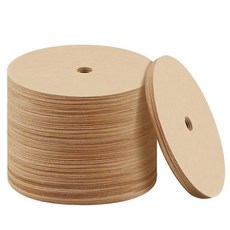 캠핑용 커피 포트 홈 오 용 퍼콜레이터 필터 200개 3 75인치 내추럴 언표백 일회용 디스크 200개, 200