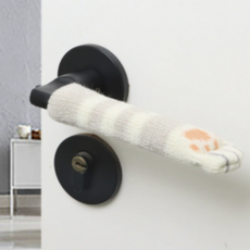 요니크 소음방지 문고리 보호커버, 그레이