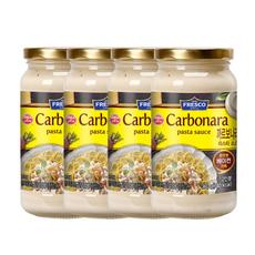 프레스코파스타소스 까르보나라, 360g, 4개