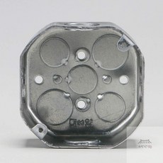 대양 철 매입BOX 팔각 44MM 철제박스 배선박스 전선정리 내구성 내열성 안전성, 대양 철 매입BOX 팔각 44MM 철제박스 배선박스 전