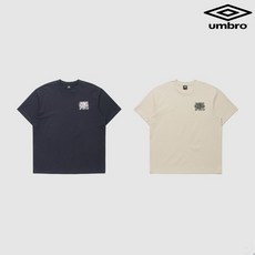 [백화점 정품] 엄브로 크랙 레터링 반팔 티셔츠 UQ121CRS24 2종