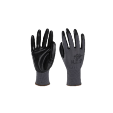 Ansell EDGE 防護手套 耐磨防割工業手套, 1個, 黑