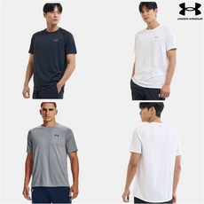 언더아머 vs 반팔 티셔츠 기능성 1326413 3종택1검정 흰색 회색 남성 UA 테크 2.0 운동 헬스 남자 편안한 티