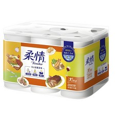 柔情 廚房紙巾 (60組 X 6捲), 1個