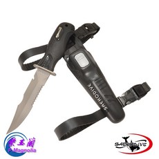 SAEKODIVE 鈦合金潛水刀 紫玉蘭 3006T, 黑色