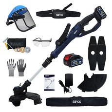 시포스 무선 예초기 전기 충전식 전동 풀세트 20V SI - GE20 배터리1개, 1개