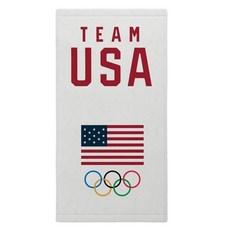 Franco Collectibles Team USA 파리 올림픽 슈퍼 소프트 면 목욕/수영장/비치 타월 152.4 x 76.2cm(60 x 30인치) (공식 라이선스 제품), 미국 팀
