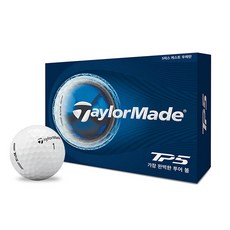 테일러메이드 2026 TP5 TP5x 골프볼 5피스, TP5 (화이트), 1개, 12개입
