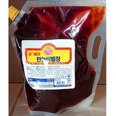 오뚜기 만능 비빔양념장 쫄면 비빔만두 국수소스 2kg