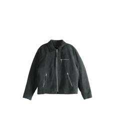 스투시 스웨이드 집업 재킷